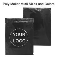 Enveloppe-cadeau 50pcs / lot Sacs d'enveloppe de diffusion en plastique Courrier Poly envoi coloré de colis d'emballage de stockage Marque personnalisée 221012