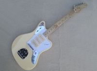 Cream Electric Guitar with P 90 Pickups Maple Fretboard Can ...
