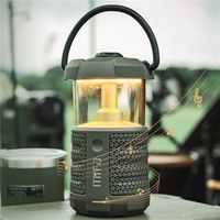 Haut-parleurs portables mifa camping sauvage extérieur bluetooth 5.3 haut-parleur avec lanterne puissant 360 ° Lumière sonore IP67 imperméable 38H 221012