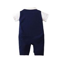 Rompers bebés para bebés ropa para niños pequeños de verano bodysuit gentleman e7662