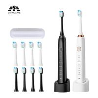 Escova de dentes de dentes de dentes elétricos escova de dentes de dentes escova de dentes de dentes adultos escova ultrassônica para limpeza de dentes rápida sarmocare s100 221013
