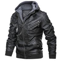 Мужская кожаная фальшивая капля косой молнии на молнии мотоциклетной пиджаки бренд военные осенние куртки покрывают европейский размер S-5XL 221013