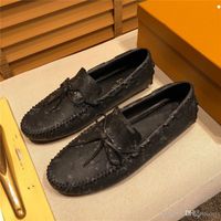 AAA 38 MODELO Dise￱ador azul Tendencia de cuero de cuero Zapatos de hombres marcas de lujo c￳modas suaves y transpirables mocasines Moccasin estilo italiano gran tama￱o 46