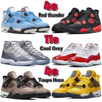 2023 Top High Shoes 2023 Boots Jumpman Basketball Shoes 4 4S Red Thunder University Blue Taupe Haze 11 11s Midnight Navy Velvet Cool Gray Cherry Black Cat Boot
