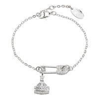 Charm Bracelets Western style Saturn women' s clavicle c...