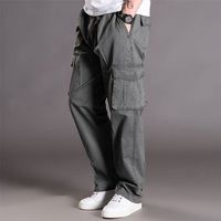 big size 10XL 12XL 13XL summer Men Cargo Pants Cotton Pocket...