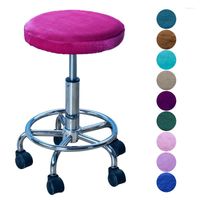 Chair Covers Velvet Bar Stool Cushion Stretch Protector For ...