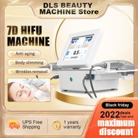 Outros equipamentos de beleza 7D HIFU Anti-Wrinkle Firming Machine Face Lift Moldando o corpo de alta intensidade Focada por ultrassom, aperto da pele