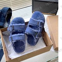 Dise￱ador Australia Classic Puffer Fur Slippers Sandals Coquette Coquette Piel de oveja c￡lida WGG Furry Fluff Slides 8 Color con caja NO415