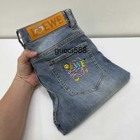 2022 Summer Luoyiwei New Style Back Pocket Fashion Mens Slim Geans Bans