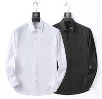القمصان غير الرسمية للرجال الأكمام الطويلة أعلى مصمم قميص صلب من الولايات المتحدة الأمريكية العلامة التجارية Polos Fashion Oxford وصول اجتماعي تطريز متعدد colour0118