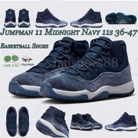 Zapatillas de baloncesto Jumpman 11 Midnight Navy Amarillo Snakeskin Gold PRM PRM PLATINUM Tint Gamma Blue Designer Men Mujeres