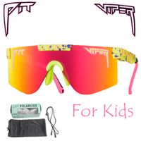 Eyewear Pit Viper XS Crianças de copos polarizados de óculos de sol ao ar livre Esporte Ciclismo Eyewear MTB Bike Bicycle Goggles meninos meninas UV400 com caixa 221017