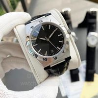 Calendario maschile orologi meccanici in acciaio inossidabile 39 mm Luxury Sapphire Glass Full-automatica di alta qualità Orologio da uomo in pelle luminosa da uomo