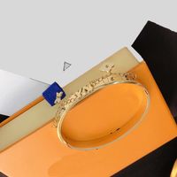 23SS 3Color Brand Designers Мужчина Женщины браслет 18K золотые покрытые старые цветы v Письмо из нержавеющей стали ювелирные изделия Love Wedding Fashion Accessories S109