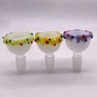 Colorful Donut 14MM 18MM Male Joint Smoking Replacement Bowl...