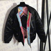 Vintage Fan Print Down Jacket Womens Outerwear Can Worn Both...