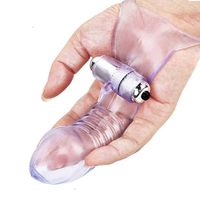 Jouets du vibratrice du doigt le doigt le stimulateur de jouet puissant stimulateur G-spot Point Point Amours pour adultes Supplies