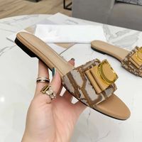 Luxury designer slippers beach sandals leather flip- flops fo...