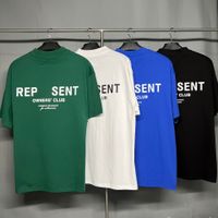 Мужские футболки владельцы Клуб напечатанные буквы с коротки