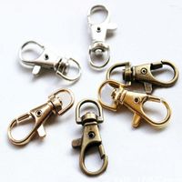 Keychains 1pc Durable Metal Gunn Bag Bag Packle Beba Hebilla Estilo de estilos de llave de resorte Capacidad de costura Diy Accesorios de bolsas