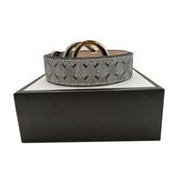 Cintur￣o de grife Luxury Men Men Belts Fashion Bronze cl￡ssico fivela suave cinta de couro real 9 cor com caixa