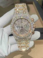Запястье на запястье роскошные VVS1 Мужские часы Diamond High And Jewelry Custom Gia Natural Diamond for Watch7wis Diamond Watches Mechanical