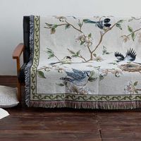 Country S American Simple Sofa Cotton Cotton Flowers / Birds Confort Childroom Decoration Councet Decoration Decoration 1020