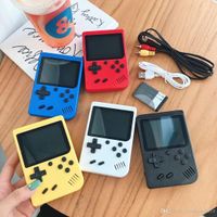 Mini Retro Handheld Portable Game Players Videokonsole Nostalgic Griff kann 400 Sup -Spiele aufbewahren 8 Bit bunte LCD