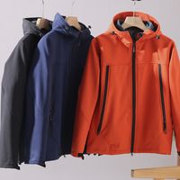 남성 재킷 외부 ​​우선 방풍 및 방수 암벽 등반 스키 하이킹 두꺼운 재킷 따뜻한 캐주얼 2022 겨울 고품질 재킷