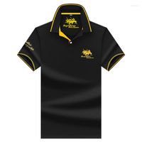 Men' s Polos 2022 Casual Short- sleeved POLO Shirt Busine...