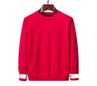 Дизайнерские бренды мужские свитера 100% хлопковые пулыки с длинными рукавами для мужских женских классических полосатых полосатых толстовков осень зима теплые удобные джамперы M-3XL. LL#12