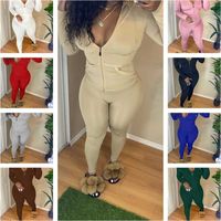 New Style Womens Hoodies Tracksuits Two Piece Set Cardigan S...