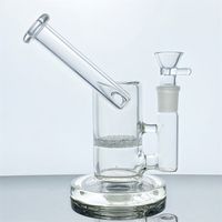 Glass Bong Hookah Tipe de agua con placa sinterizada Perc Taz￳n de vidrio de 18 mm Carretero de taz￳n Sutir Gammer GB-216