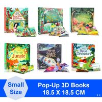 Novo Livro da Primeira Infância 3D Aprendizando Cartão cognitivo Toy Pop-up Fairy Fairy Book Imagem