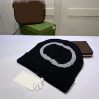 Gorda de estilista chap￩u de luxo chap￩u de chap￩u inverno unissex cashmere letras casuais bonnet knits chap￩us 4 cor 881