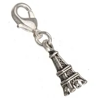 Charmes de tour avec fermons antique en argent métal petit Paris Eiffel New DIY Fashion Jewelry ACCESSOIRES ET ACCESSIONS Colliers Bracelets 200pcs