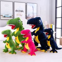 Yeni sevimli peluş oyuncaklar hayvan bebekleri doldurulmuş peluş bebek kolye karikatür tyrannosaurus rex büyük bebekler çocuk Noel hediyeleri ev süsleri