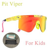 Pit di occhiali all'aperto VIPER XS per bambini di 38 anni Polarizzati occhiali da sole per esti da sole Sport Eyewear MTB Girls Uv400 con scatola 221024