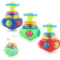 Spinning Tops Spielzeug lustige LED Shining Music Gyro blinkende Spinner Top hell Up Dark Party Supplies Spielzeug Spielzeug