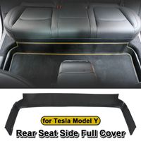 TPE Full Cover for Tesla Model Y Rear Seat Wall Guards Fluff...