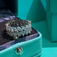 Designers Ring Luxurys Womens Diamond Rings Fashion Jóias personalizadas Jóias de prata esterlina decoração