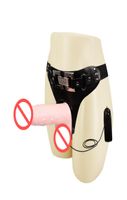 Strapon Dildo Vibrator Lesbian Vibration Relist Penis -Gurt auf Erwachsenen Sexspielzeug für Frauen Big Dongs4137756