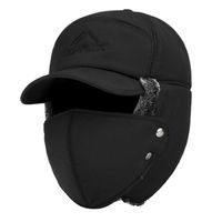 Beanieskull Caps Trend Kış Termal Bombardıman Şapkaları Erkek Kadın Moda Kulak Koruma Yüz Rüzgar Geçirmez Kayak Kep Kadife Kırık Çift Şapka 221024