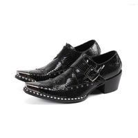 Отсуть обувь 2022 Высокие каблуки Мужчина подлинная кожа для мужчины формальный бизнес крокодиловый узор Оксфорд Оксфорд Уэйный ноги свадьба