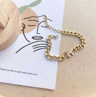 Projektant bransoletka damska h litera ręcznie robiona biżuteria Kobiety elegancja prosta biżuteria urok bransolety impreza rocznica ślubu prezenty