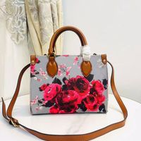 Gradiente de flores de jardim bolsa de bolsa designer ful