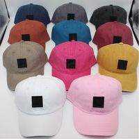 قبعات كرة الموضة مصممة البيسبول قبعة للجنسين قبعات ملونة للمرأة 11 ألوان قبعة اختيارية