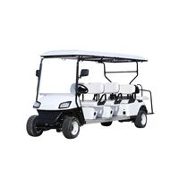 Golf 3 Reihen hinzufügen 1 Reihen Auto Elektroautos Wagen Jagd Sightseeing Tour Vierrad robuste Farbe Optionale benutzerdefinierte Modifikation
