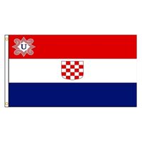 Bannerflaggen 90x150 cm Kroatien Old Digital House Flagge Geschenke für Dekoration 221025